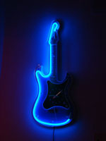 neon guitar